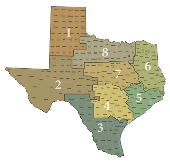 extension region map