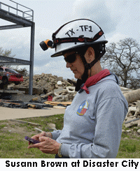 Texas Task Force 1 using GeoSuite application to collect real-time data from the field