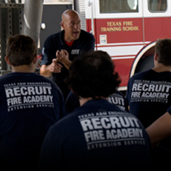 firefighter recruit academy class instruction